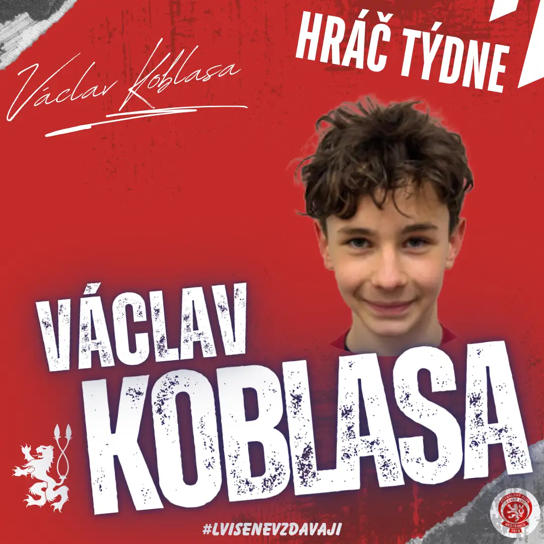 Hráčem týdne Václav Koblasa