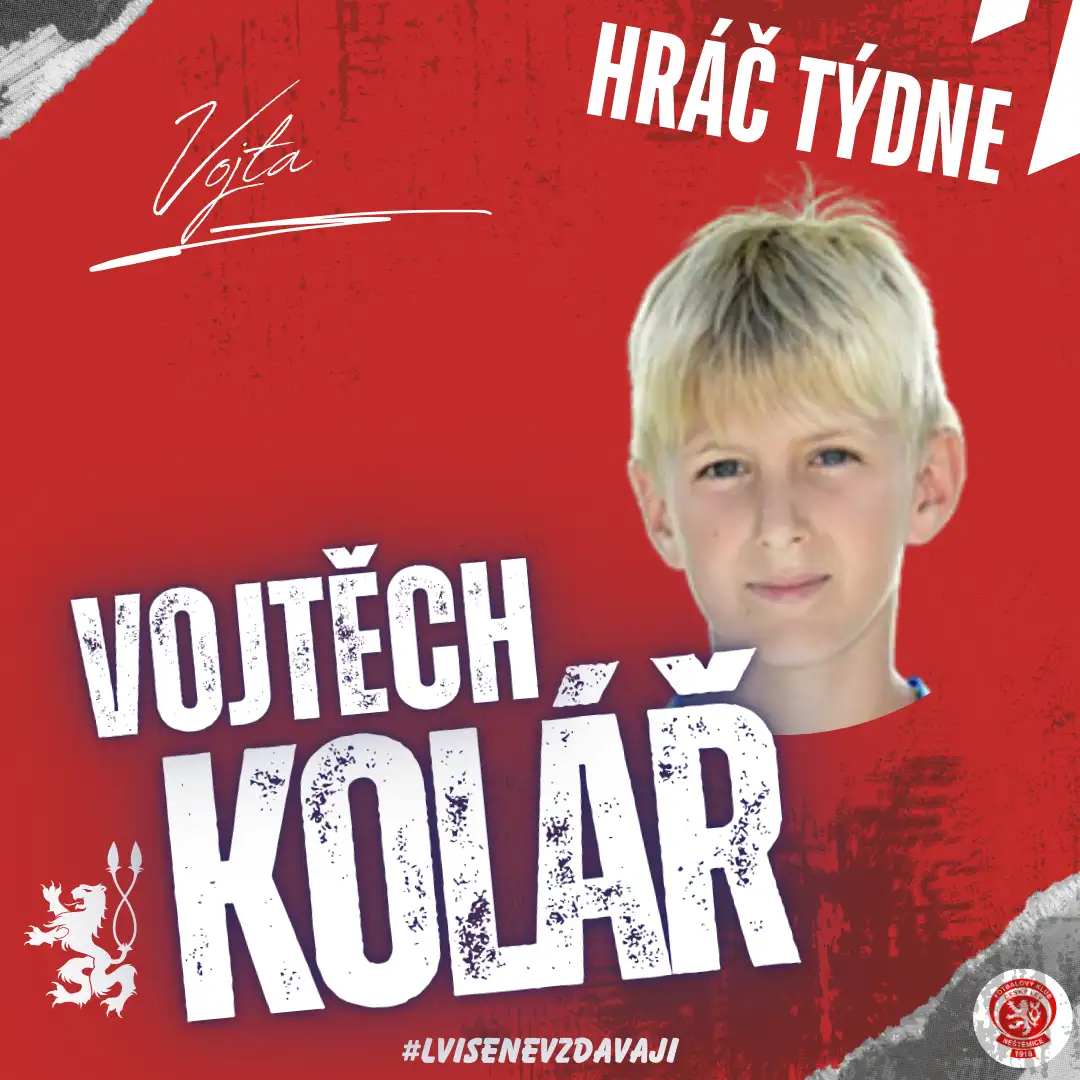 Hráčem týdne Vojtěch Kolář