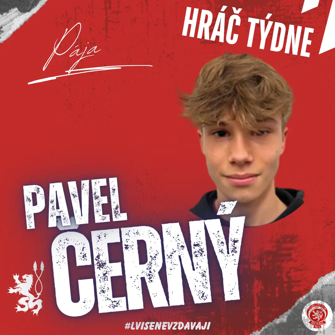 Hráčem týdne Pavel Černý
