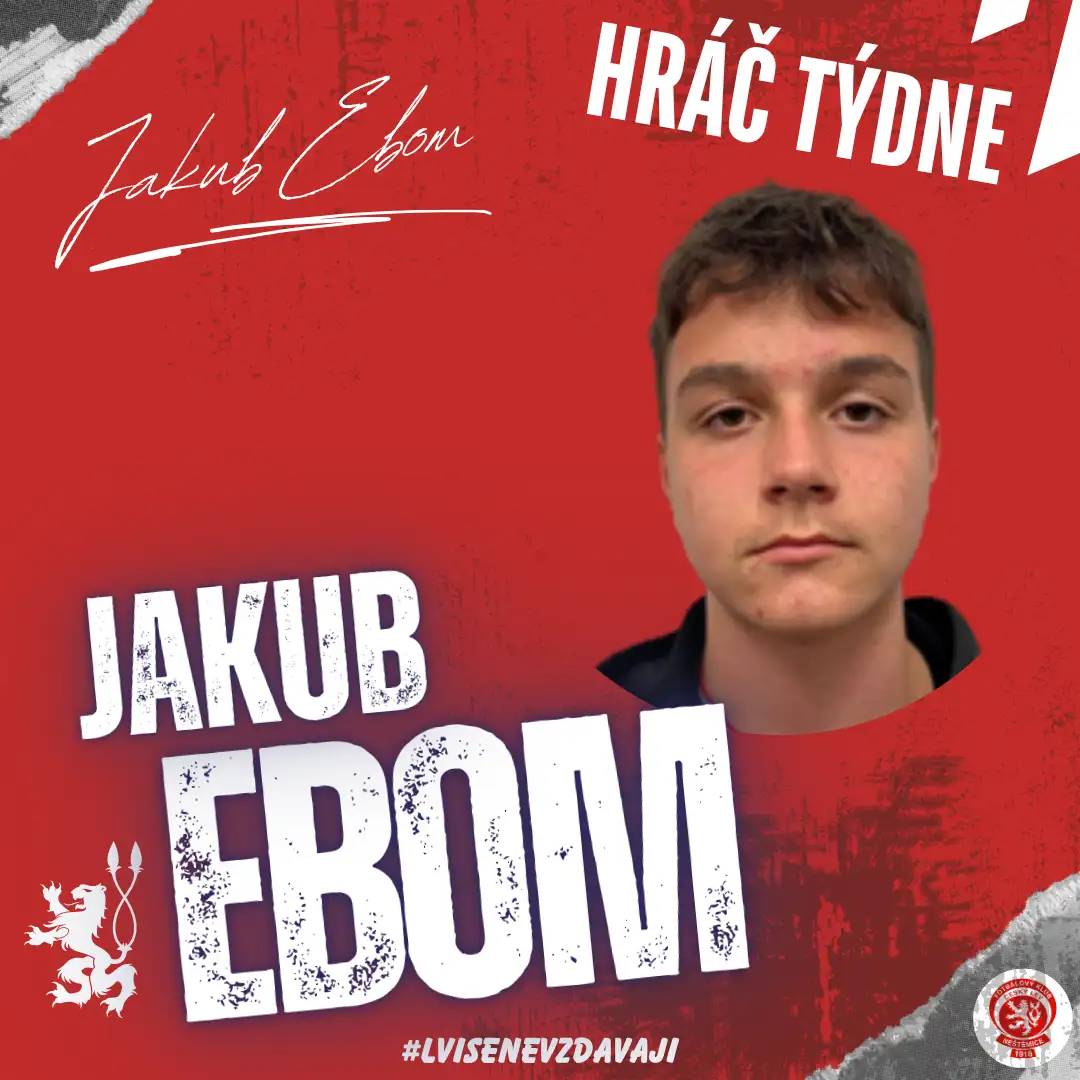 Hráčem týdne Jakub Ebom