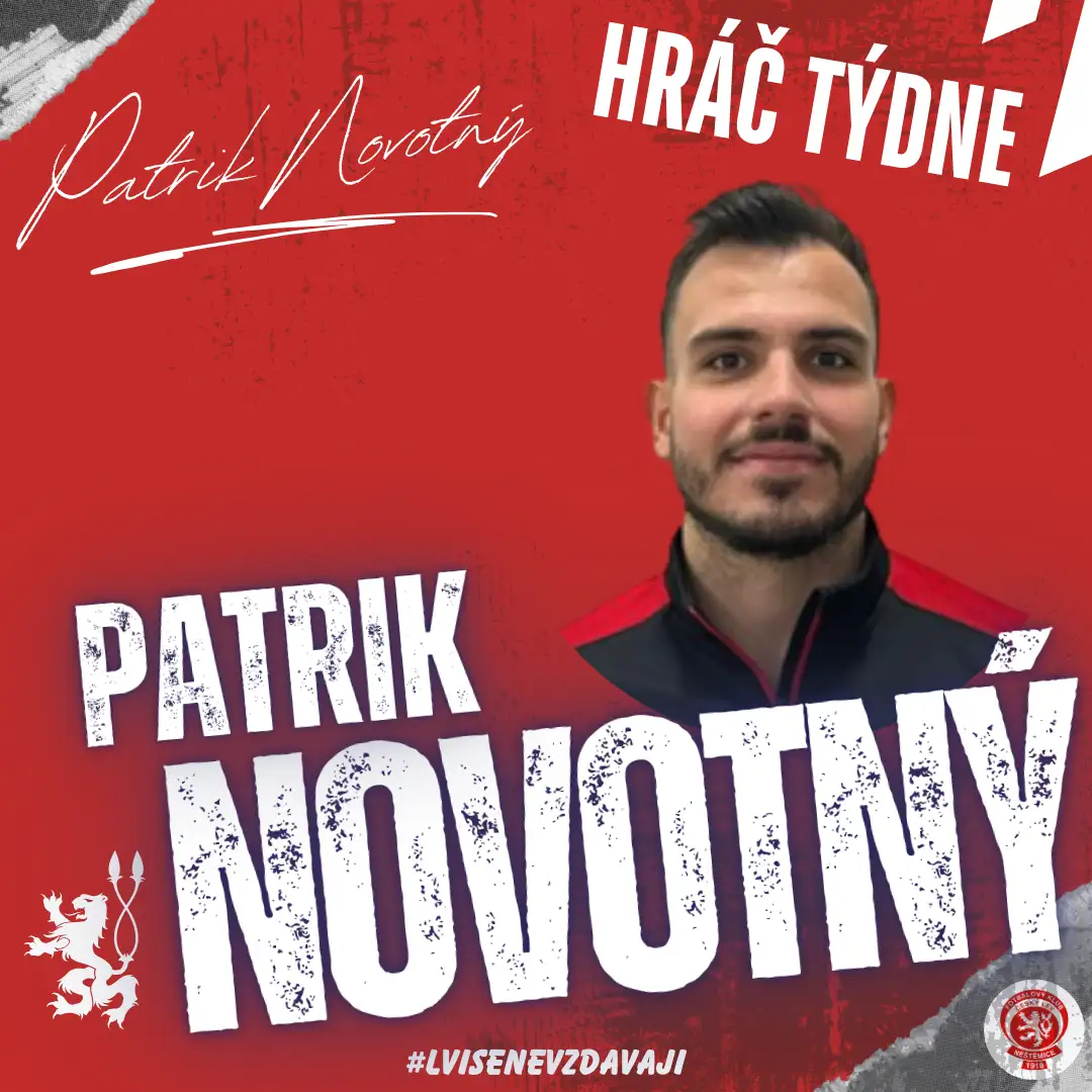Hráčem týdne Patrik Novotný