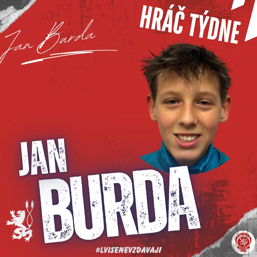 Hráčem týdne Jan Burda