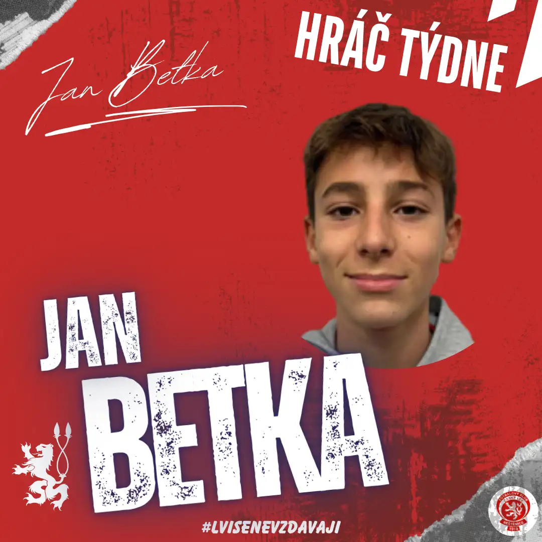 Hráčem týdne Jan Betka