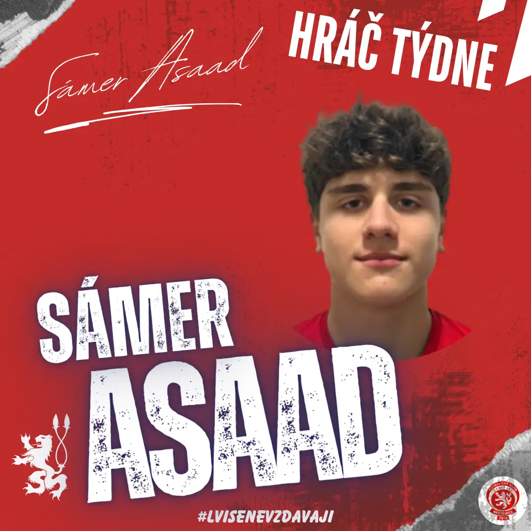 Hráčem týdne Sámer Asaad
