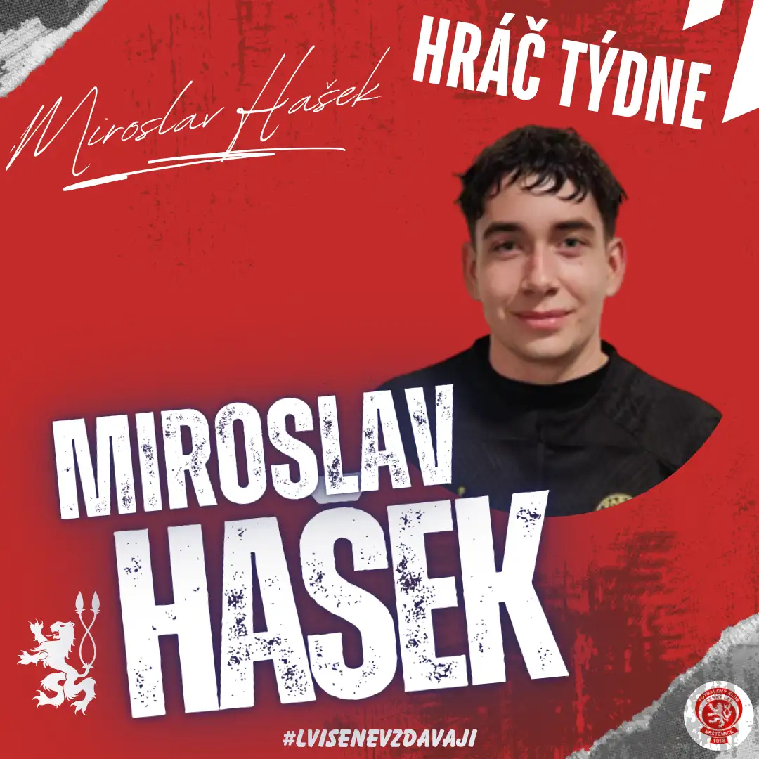 Hráčem týdne Miroslav Hašek