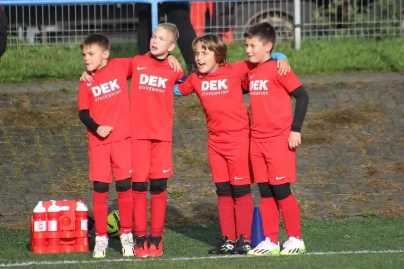 Mladší přípravka nám dělala na podzim radost