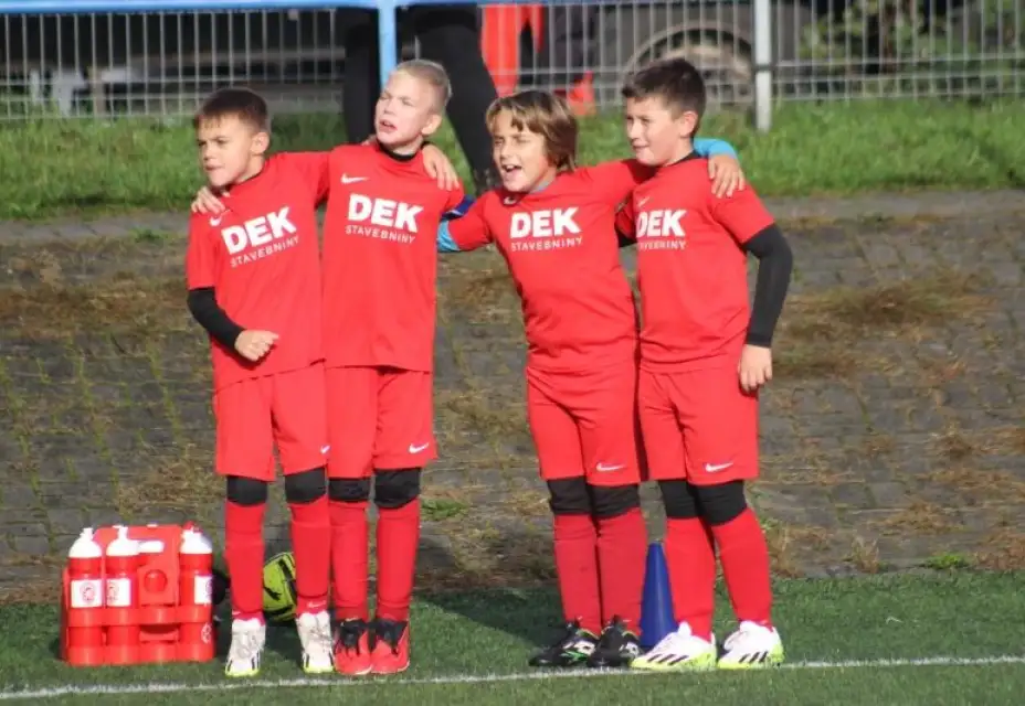 Mladší přípravka nám dělala na podzim radost